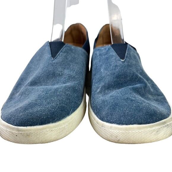 Vionic Ivy Womens Blue Slip On Flats Casual Loafers Canvas Shoes Stretch sz 8.5 - Picture 7 of 16